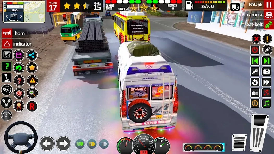 Euro Coach Bus Simulator 3D (Паблик Коуч Бас Драйвинг 3Д)  [МОД Бесконечные деньги] Screenshot 3