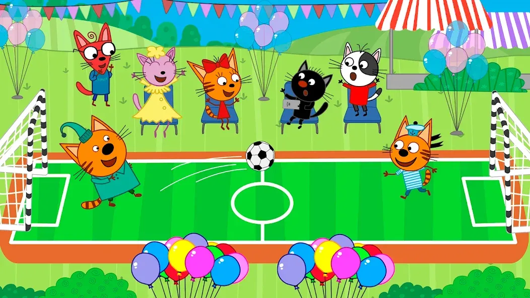 Kid-E-Cats: Kids birthday  [МОД Бесконечные монеты] Screenshot 4