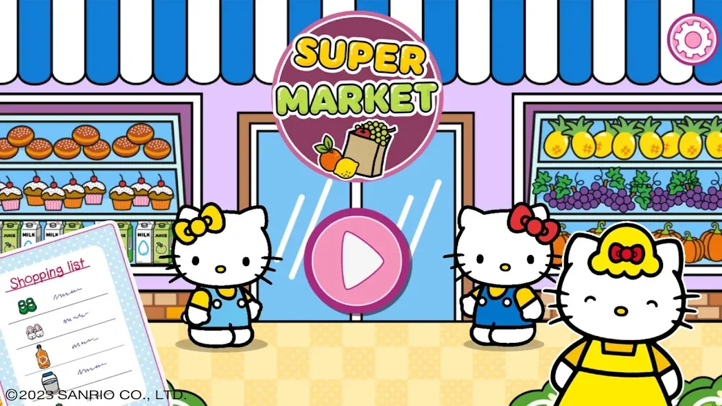 Hello Kitty: Kids Supermarket (Хеллоу Китти)  [МОД Все открыто] Screenshot 1