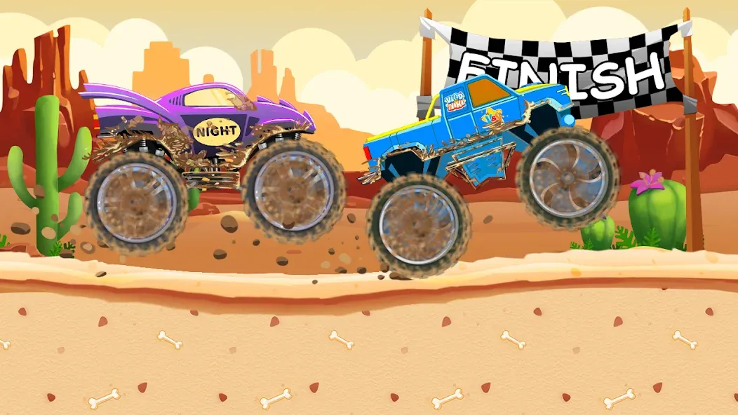 Monster Truck Vlad & Niki  [МОД Бесконечные деньги] Screenshot 2