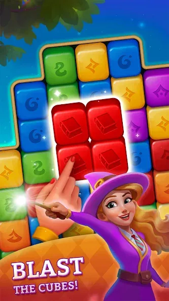 Magic Blast: Mystery Puzzle (Маджик Бласт)  [МОД Бесконечные деньги] Screenshot 2