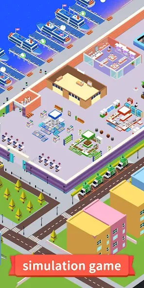 Idle Seafood Market -Tycoon (Айдл Сифуд Маркет)  [МОД Unlimited Money] Screenshot 1