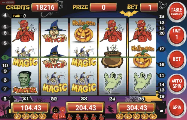 Slot Machine Halloween Lite (Слот машина Хэллоуин Лайт)  [МОД Mega Pack] Screenshot 2