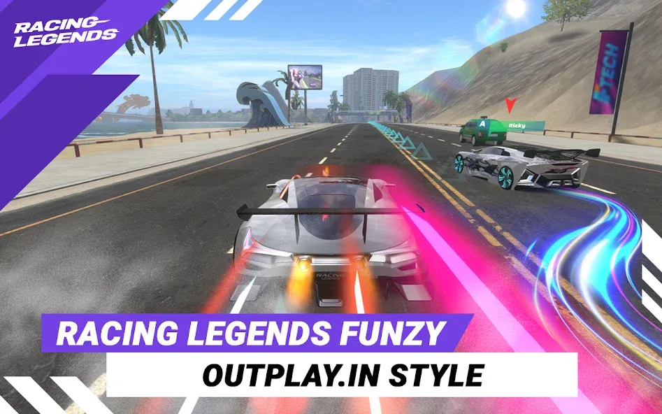 Racing Legends Funzy (Расинг Легендс Фанзи)  [МОД Menu] Screenshot 1