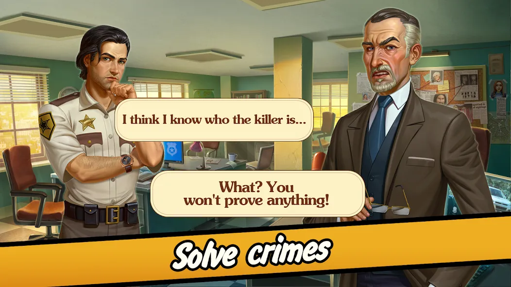 Solitaire Crime Stories  [МОД Бесконечные деньги] Screenshot 4