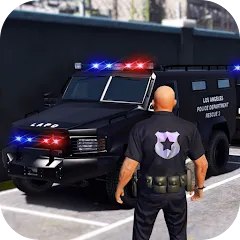 Скачать взломанную Police Games Simulator: PGS 3d  [МОД Mega Pack] - стабильная версия apk на Андроид