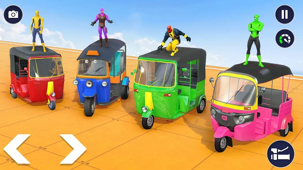 Tuk Tuk Auto Rickshaw Games 3D (Тук Тук Автомобильные рикши игры 3D)  [МОД Все открыто] Screenshot 1