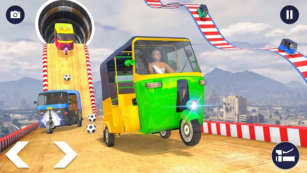 Tuk Tuk Auto Rickshaw Games 3D (Тук Тук Автомобильные рикши игры 3D)  [МОД Все открыто] Screenshot 2