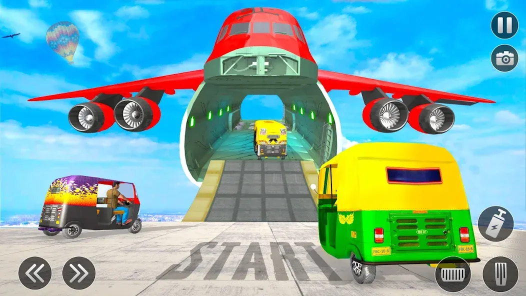 Tuk Tuk Auto Rickshaw Games 3D (Тук Тук Автомобильные рикши игры 3D)  [МОД Все открыто] Screenshot 3