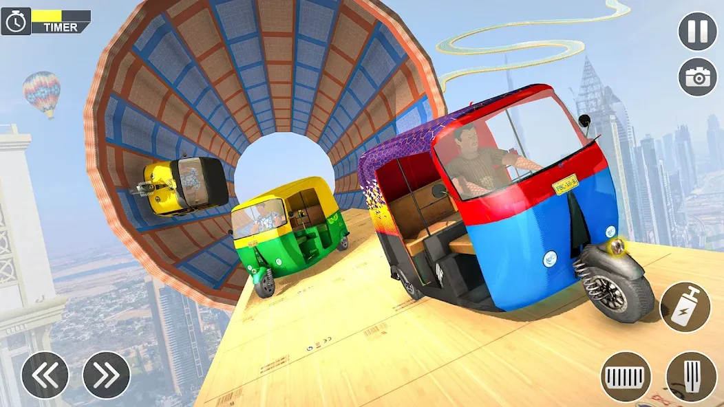 Tuk Tuk Auto Rickshaw Games 3D (Тук Тук Автомобильные рикши игры 3D)  [МОД Все открыто] Screenshot 4