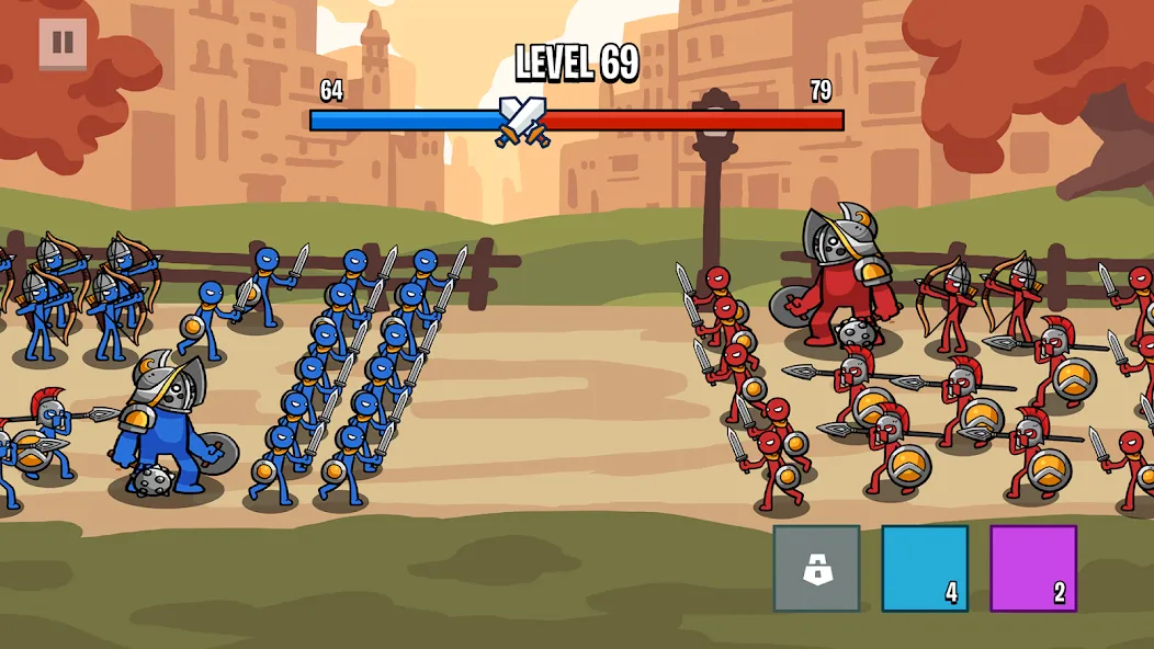 Stick Battle: War of Legions (Стик битва)  [МОД Все открыто] Screenshot 2