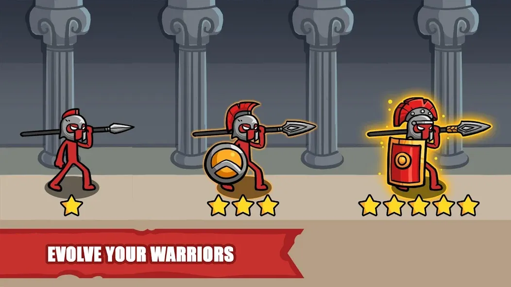 Stick Battle: War of Legions (Стик битва)  [МОД Все открыто] Screenshot 3
