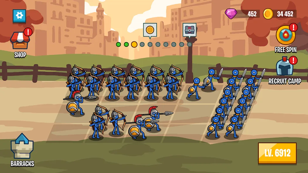 Stick Battle: War of Legions (Стик битва)  [МОД Все открыто] Screenshot 4