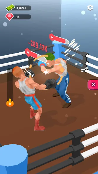 Tap Punch - 3D Boxing (Тап Панч)  [МОД Много денег] Screenshot 2