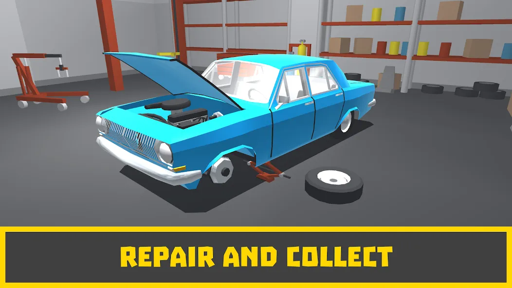 Retro Garage - Car Mechanic  [МОД Mega Pack] Screenshot 1