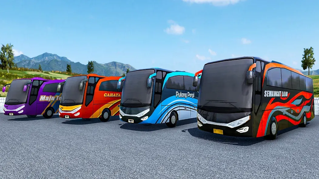 Highway Bus Simulator Bus Game  [МОД Unlocked] Screenshot 3