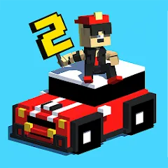 Скачать взлом Smashy Road: Wanted 2 (Смэши Роуд)  [МОД Меню] - стабильная версия apk на Андроид