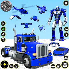 Скачать взломанную Truck Game - Car Robot Games  [МОД Много денег] - последняя версия apk на Андроид