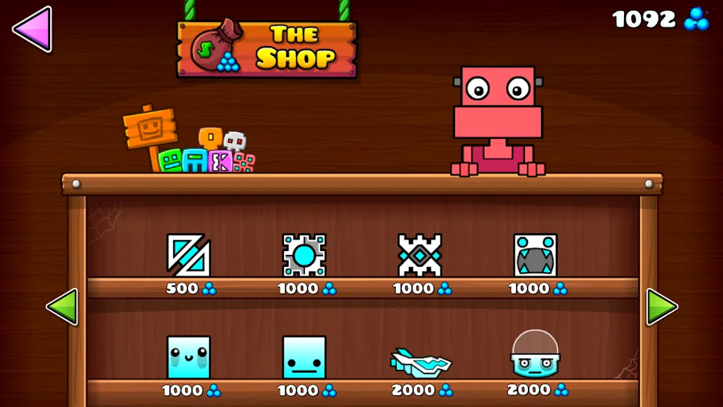 Geometry Dash World (Геометри Дэш Ворлд)  [МОД Много денег] Screenshot 3