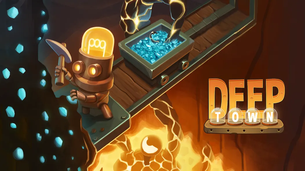 Deep Town: Idle Mining Tycoon (Дип Таун)  [МОД Много денег] Screenshot 1