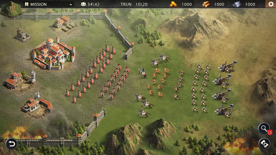 Grand War: Rome Strategy Games (Гранд Вар)  [МОД Меню] Screenshot 5