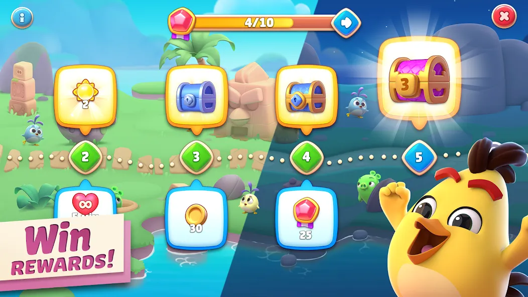 Angry Birds Journey (Энгри Бердс Джорни)  [МОД Много денег] Screenshot 4