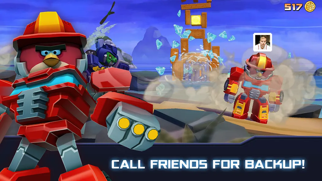 Angry Birds Transformers (Энгри Брдс Трансформеры)  [МОД Бесконечные деньги] Screenshot 3