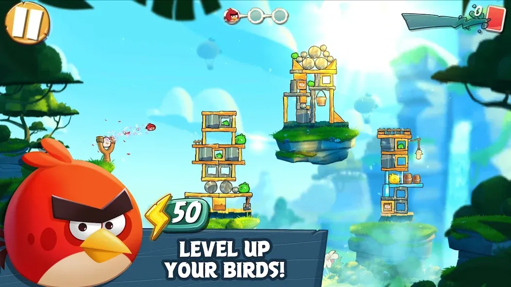 Angry Birds 2 (Энгри Бердс 2)  [МОД Бесконечные деньги] Screenshot 2