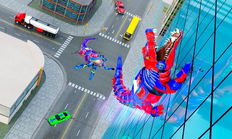 Robot Game Transform Crocodile  [МОД Все открыто] Screenshot 1