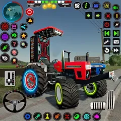 Скачать взлом Indian Tractor Farming Games  [МОД Все открыто] - последняя версия apk на Андроид