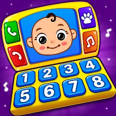 Скачать взломанную Baby Games: Piano & Baby Phone (Бейби Геймс)  [МОД Меню] - последняя версия apk на Андроид