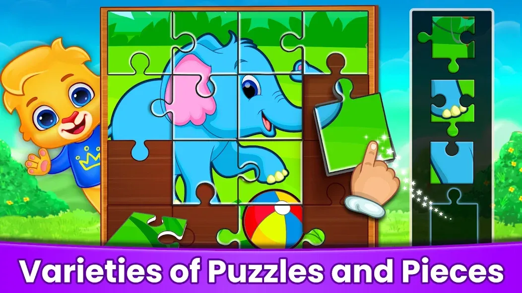 Puzzle Kids: Jigsaw Puzzles  [МОД Бесконечные деньги] Screenshot 2