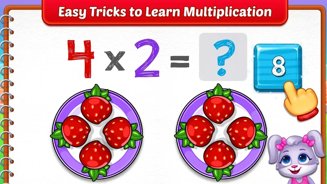 Kids Multiplication Math Games  [МОД Unlimited Money] Screenshot 3