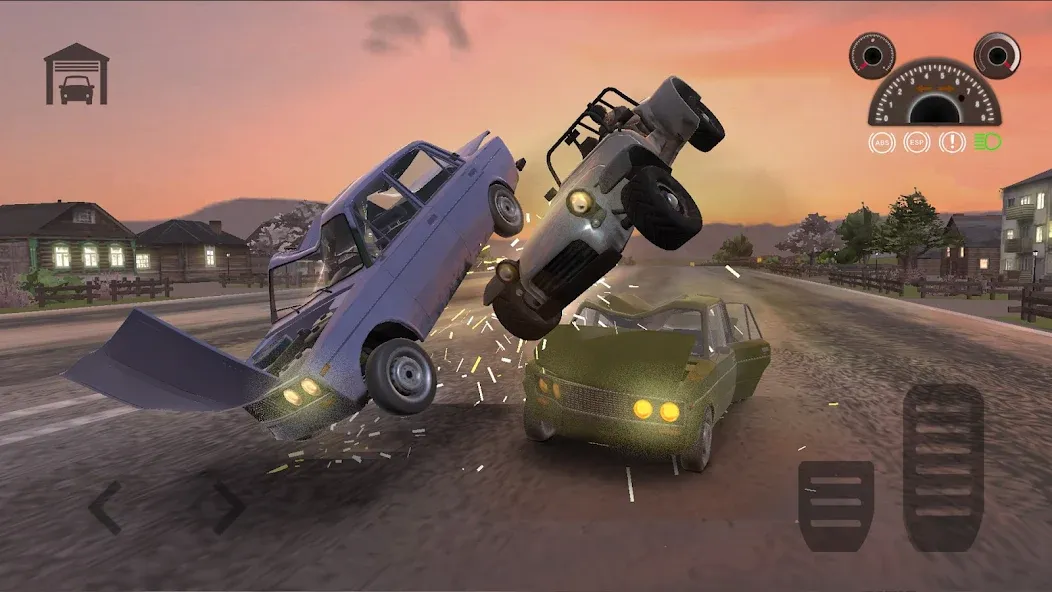 Car Crash Racing - Russia (Кар Краш Рейсинг)  [МОД Unlimited Money] Screenshot 1