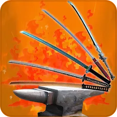 Скачать взломанную Katana Collection : blacksmith  [МОД Mega Pack] - последняя версия apk на Андроид