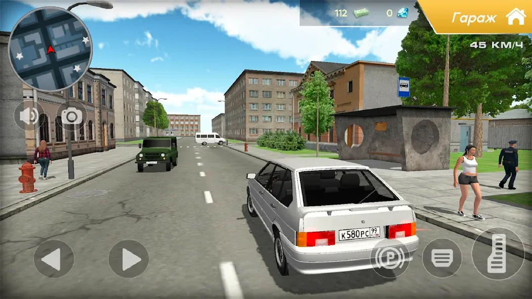 Lada 2114 Car Simulator  [МОД Бесконечные монеты] Screenshot 4