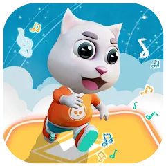 Скачать взломанную EDM Tom: Cat Dancing Tiles (ЭДМ Том)  [МОД Много монет] - стабильная версия apk на Андроид