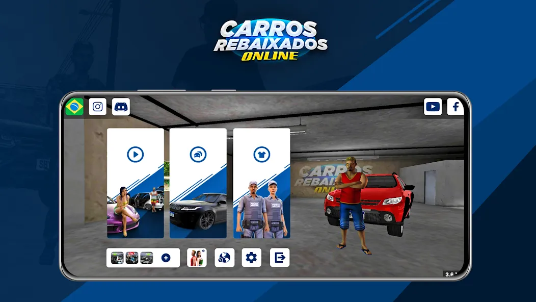 Carros Rebaixados Online (Каррос Ребайшадос Онлайн)  [МОД Много монет] Screenshot 1