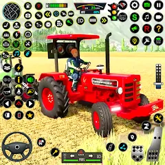 Скачать взломанную Indian Tractor Simulator Games  [МОД Menu] - полная версия apk на Андроид