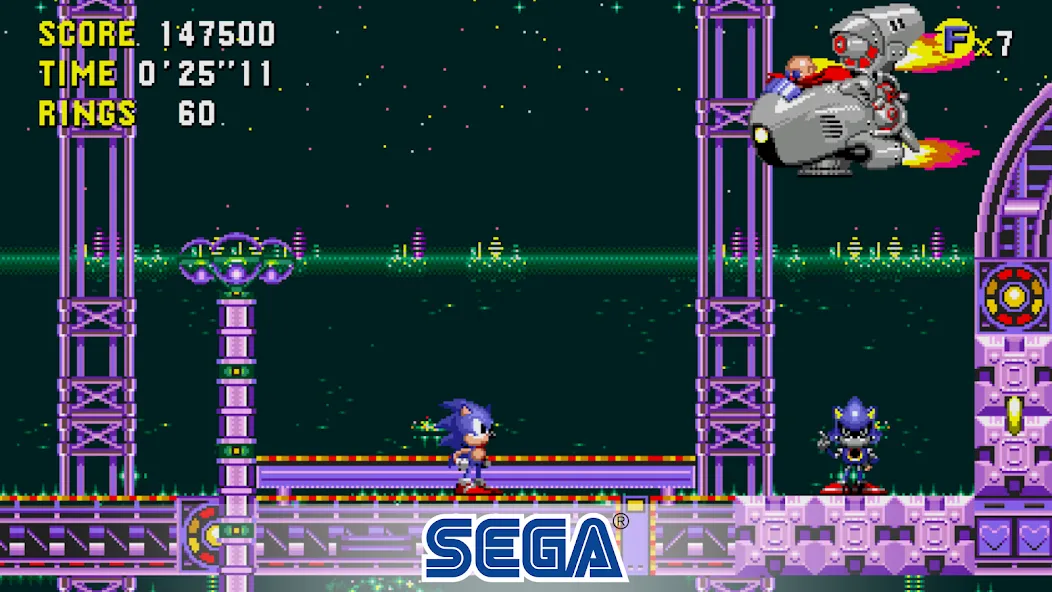 Sonic CD Classic (Соник СД Классик)  [МОД Бесконечные монеты] Screenshot 3