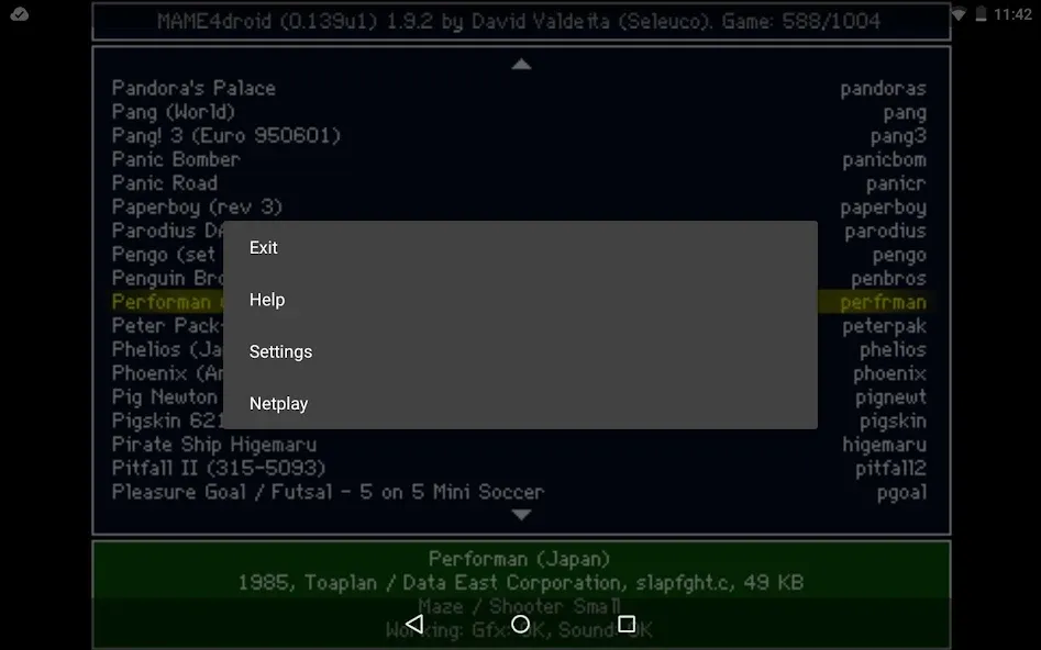 MAME4droid  (0.139u1) (МАМЕ4дроид)  [МОД Unlimited Money] Screenshot 4