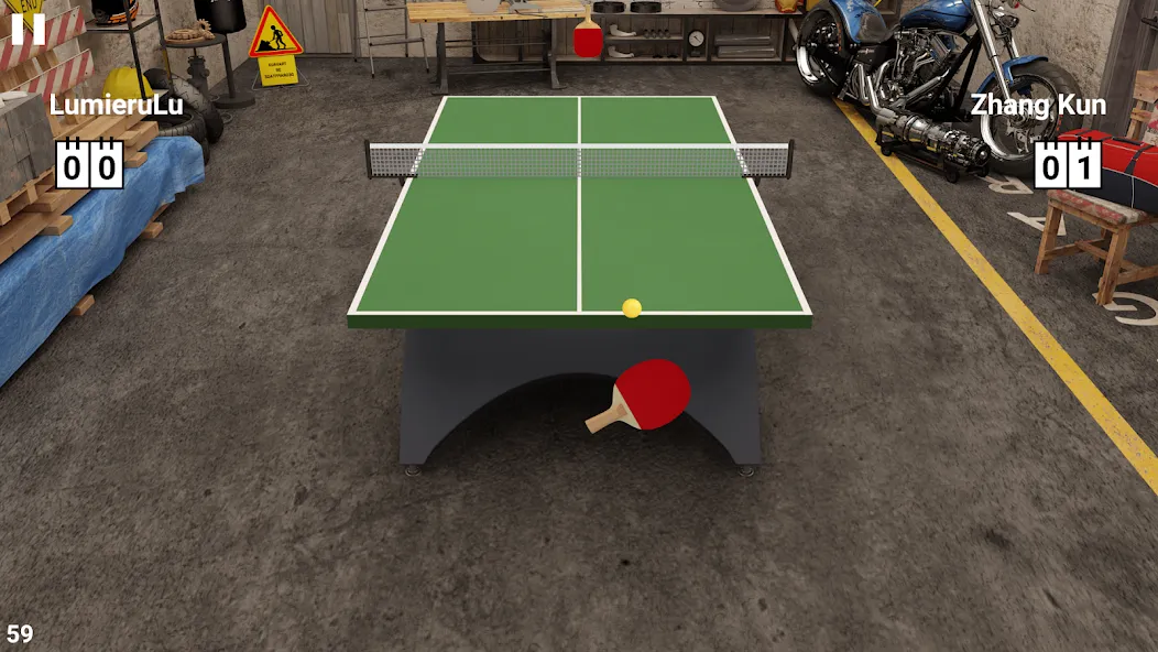 Virtual Table Tennis (Виртуальный настольный теннис)  [МОД Бесконечные монеты] Screenshot 1