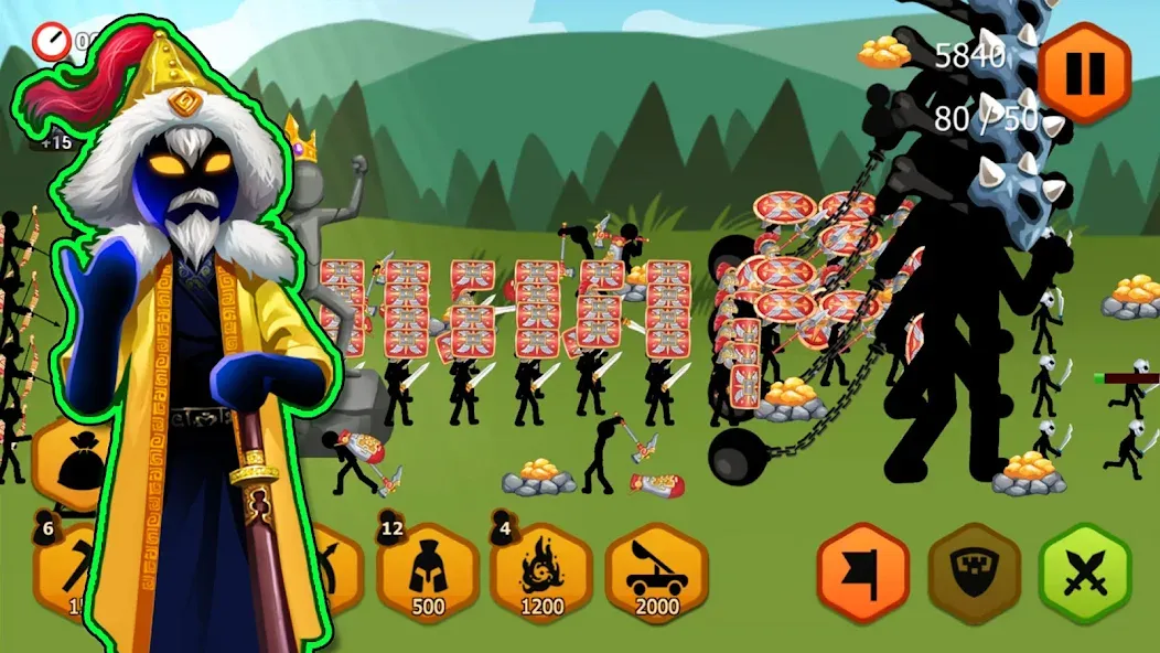 Stickman Battle 2: Empires War (Стикмен Битва 2)  [МОД Unlimited Money] Screenshot 5