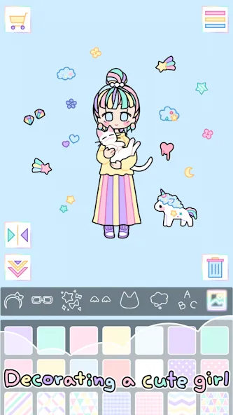 Pastel Girl : Dress Up Game  [МОД Menu] Screenshot 2