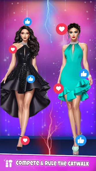 Fashion Artist: Makeup Game  [МОД Бесконечные монеты] Screenshot 2