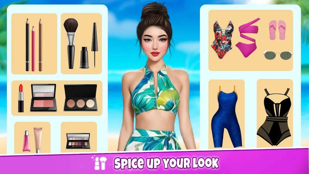 Fashion Artist: Makeup Game  [МОД Бесконечные монеты] Screenshot 5