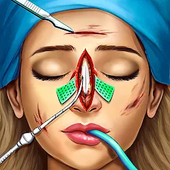 Скачать взломанную Surgery Simulator Doctor Game  [МОД Бесконечные монеты] - последняя версия apk на Андроид