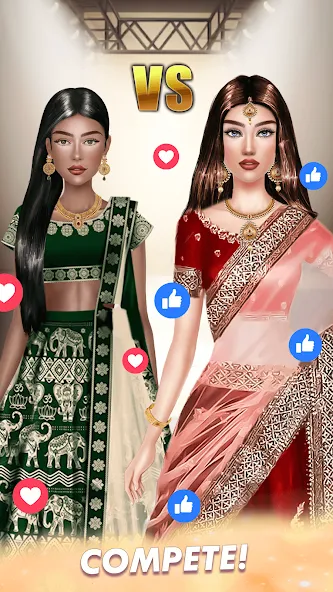 Makeup, Fashion Dress up Games  [МОД Все открыто] Screenshot 2