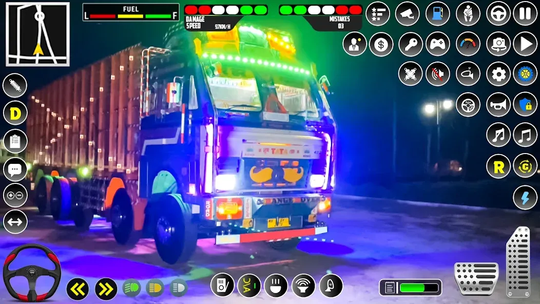 Indian Truck Driver Simulator  [МОД Все открыто] Screenshot 1