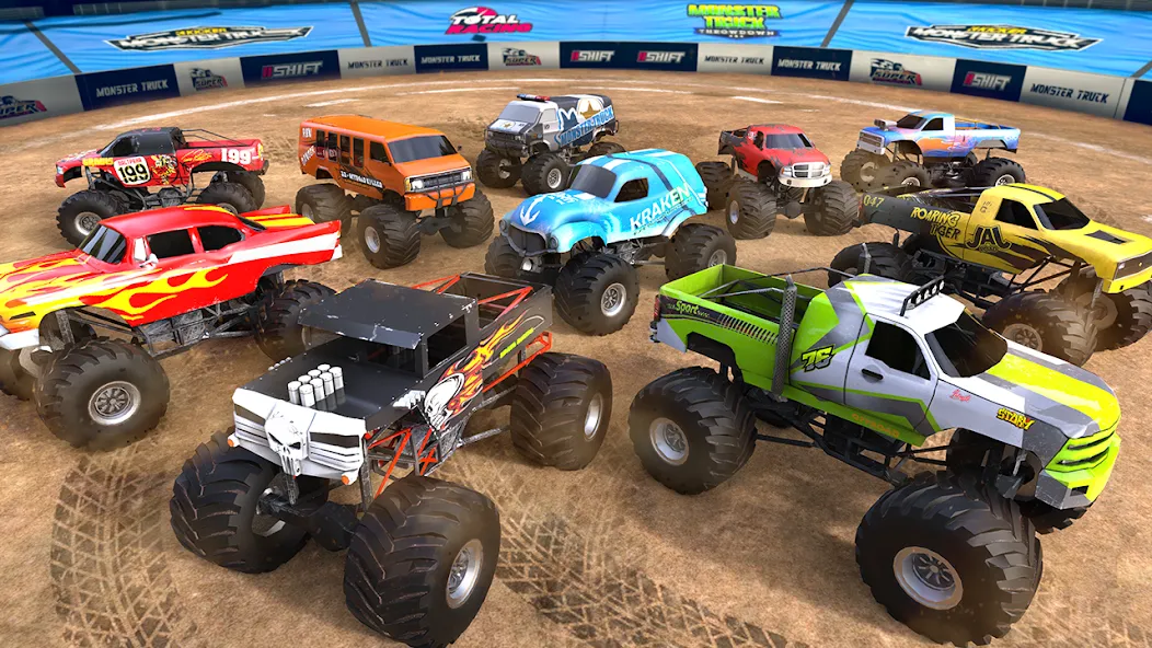 4x4 Monster Truck Racing Games (Монстр Трак Гонки игры)  [МОД Много монет] Screenshot 3